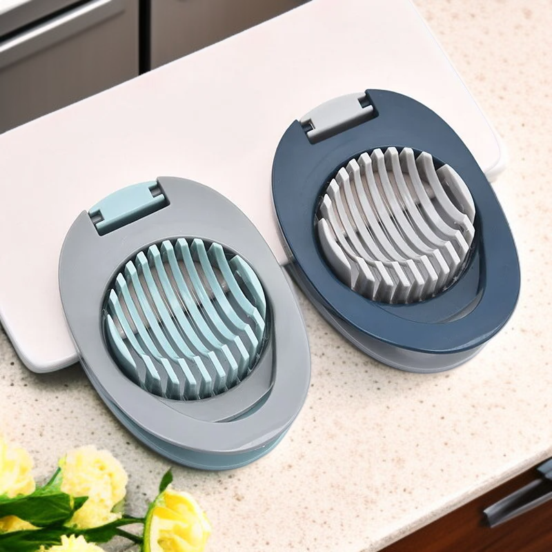 다기능 계란 슬라이서, 반숙란을 쉽게 자를 수 있음