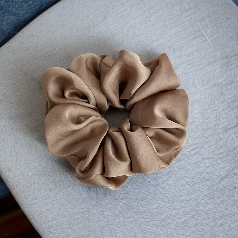 緞面純色大腸髮圈