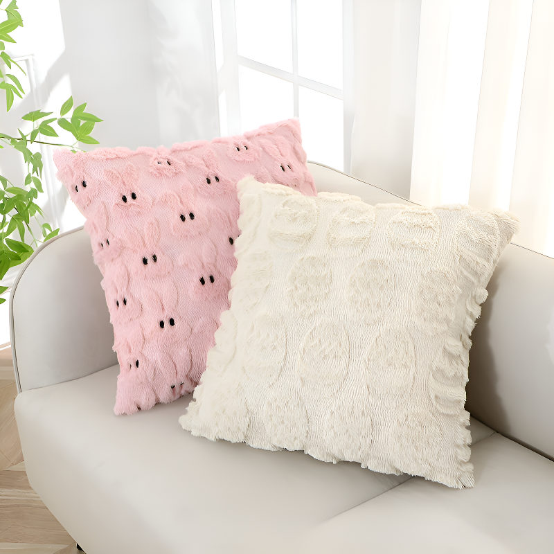 플러시 소파 쿠션 커버
