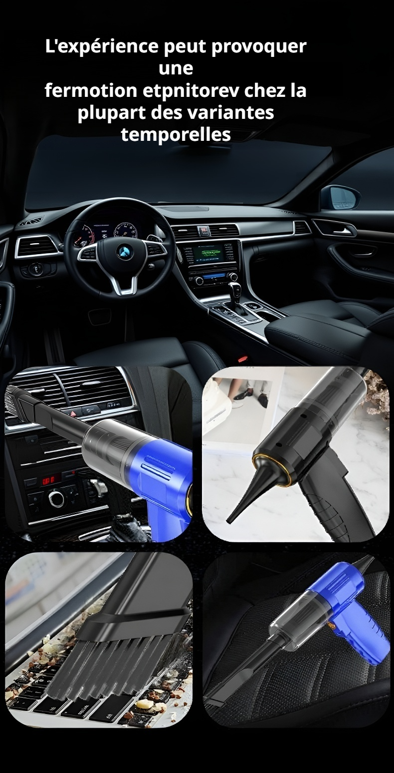 Design compact et léger de l'aspirateur à main