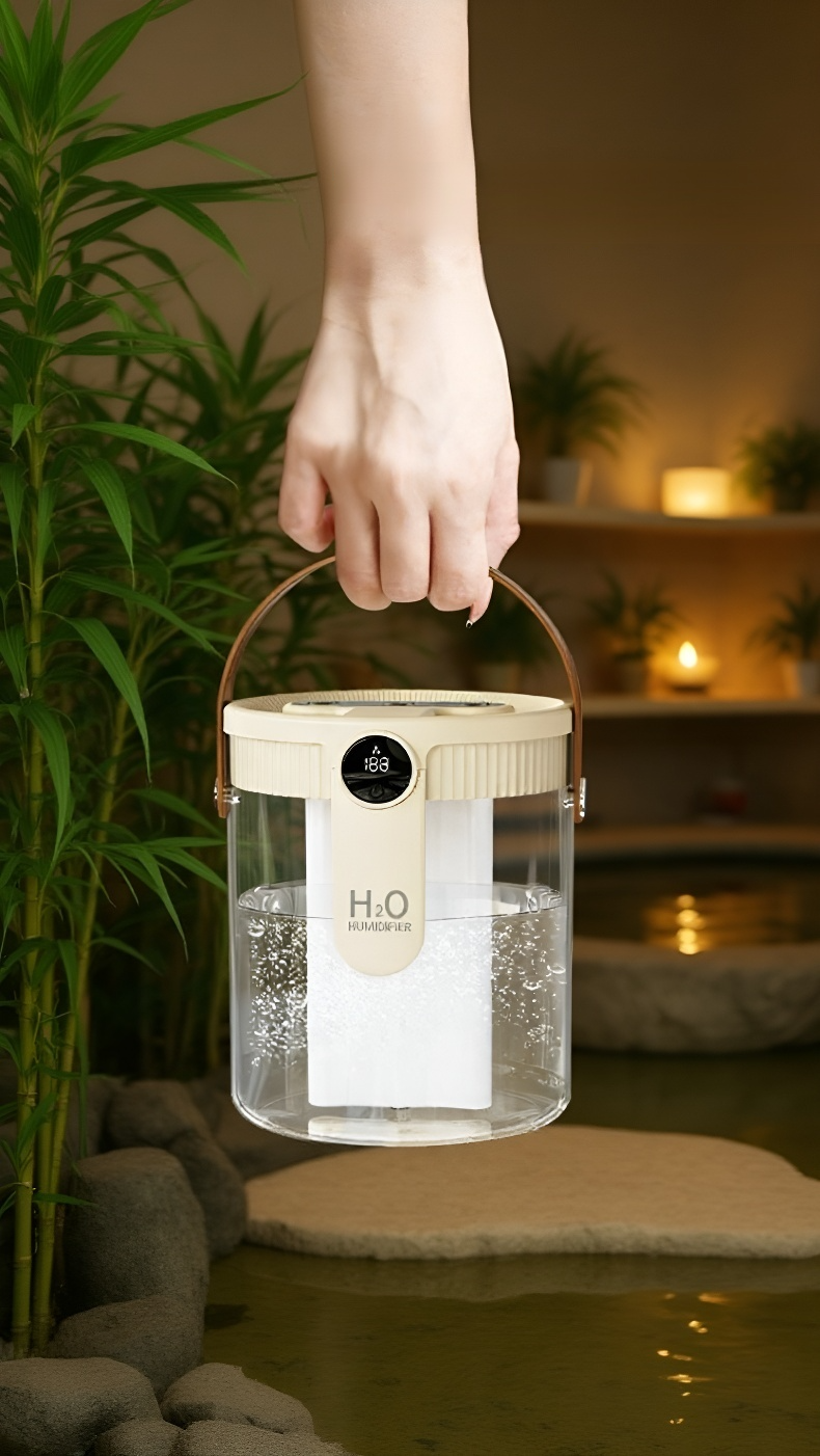 Nawilżacz powietrza z dużą wydajnością w pokoju dziecięcym