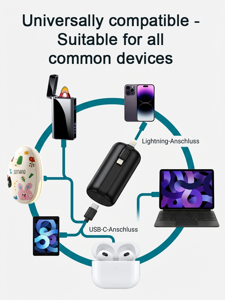 Dual-Port Capsule Power Bank