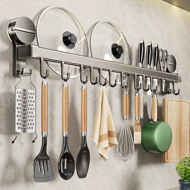 Multifunktionales Küchenregal ohne Bohren