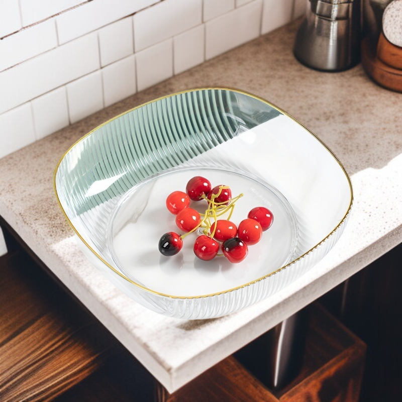 Plato organizador de frutas y snacks