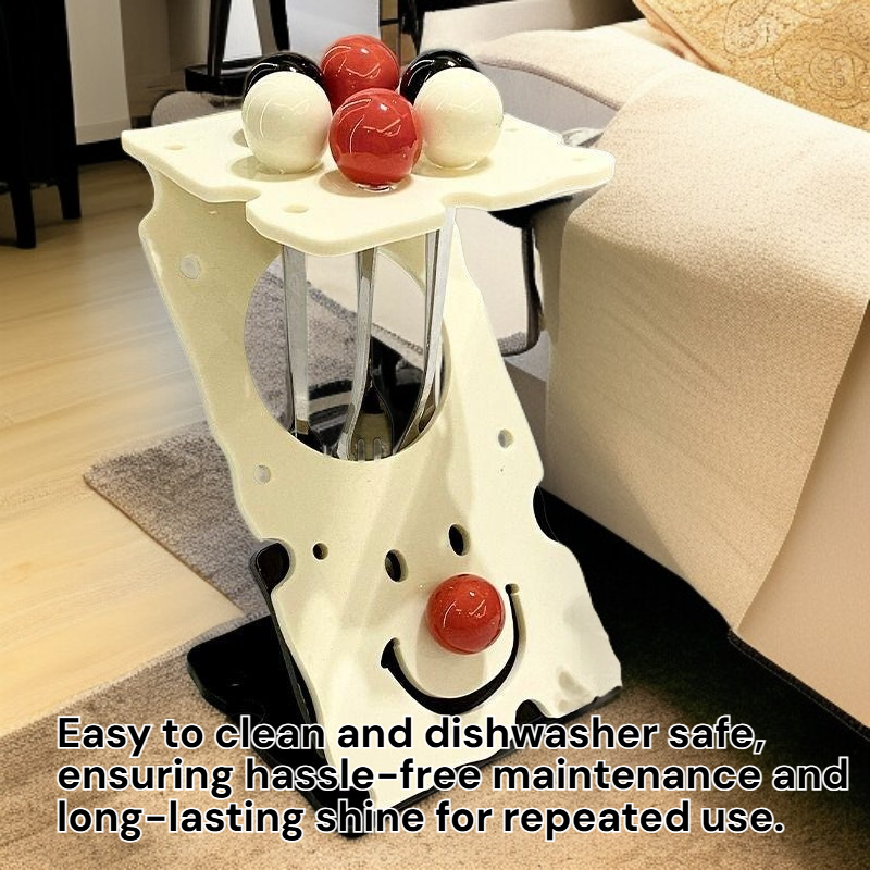 Mini Dessert Fruit Fork Set with Storage Rack