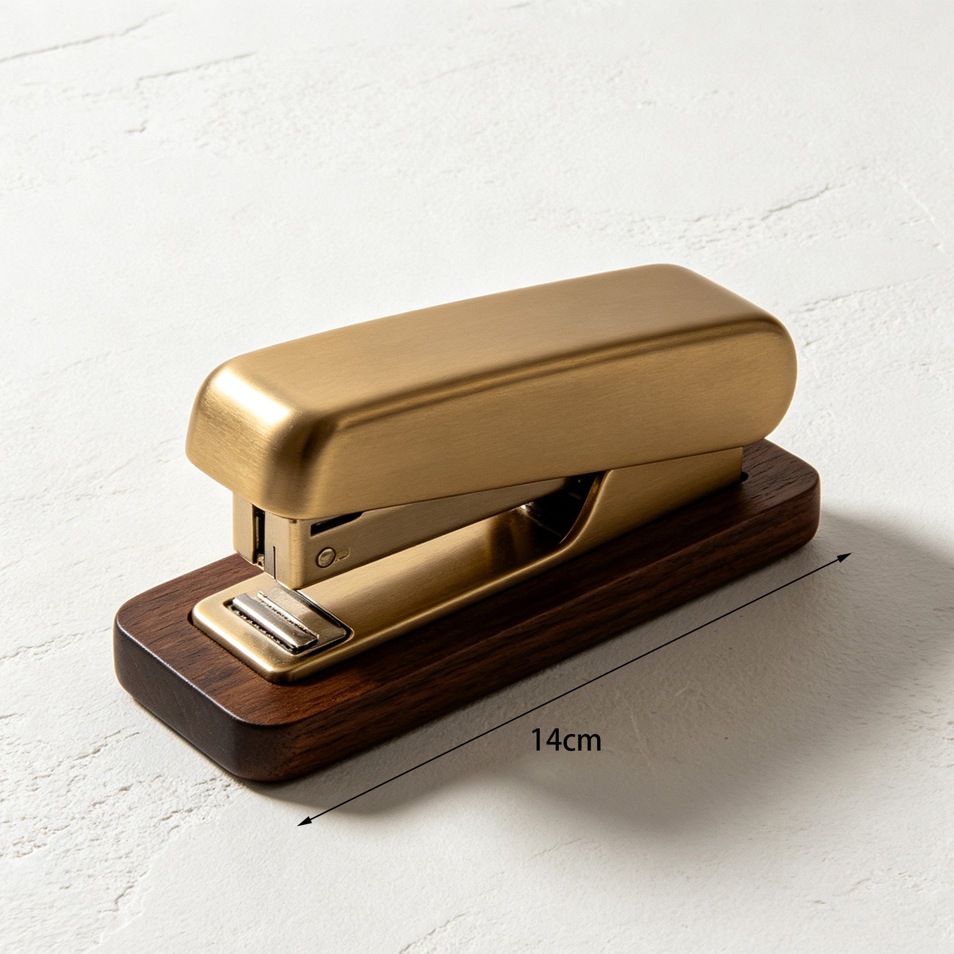 Elegant vintage brass stapler for office