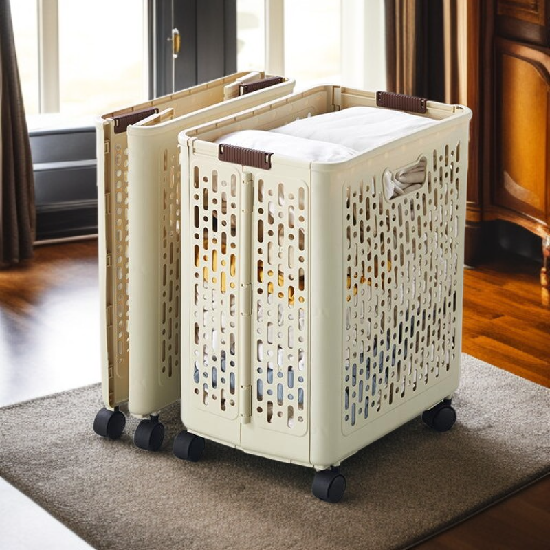 Cesta de ropa sucia doméstica de gran capacidad