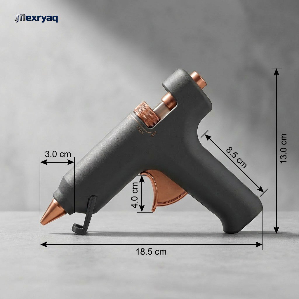 Ergonomic design of thermostatic glue gun for comfortable use