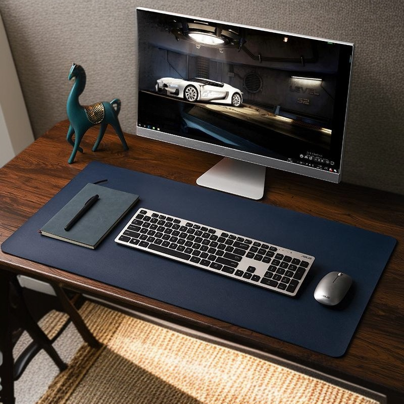 학생용 가죽 책상 패드 컴퓨터 마우스 패드 방수 대형 필기 데스크 패드