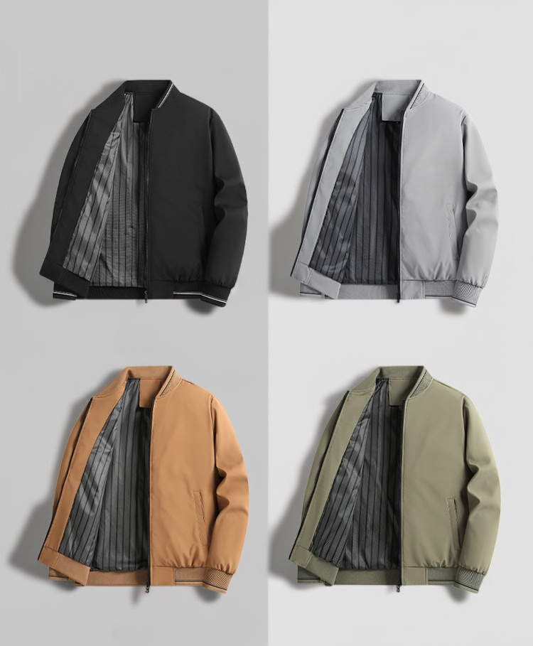 베이직 디자인 남성 재킷 앞면