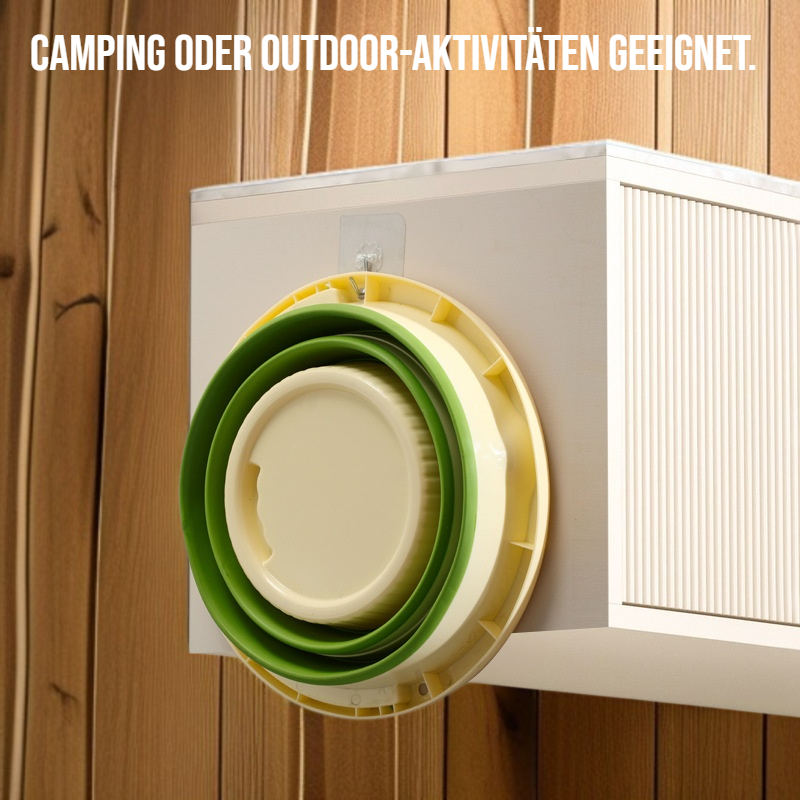 Tragbare faltbare Kunststoff-Eimer