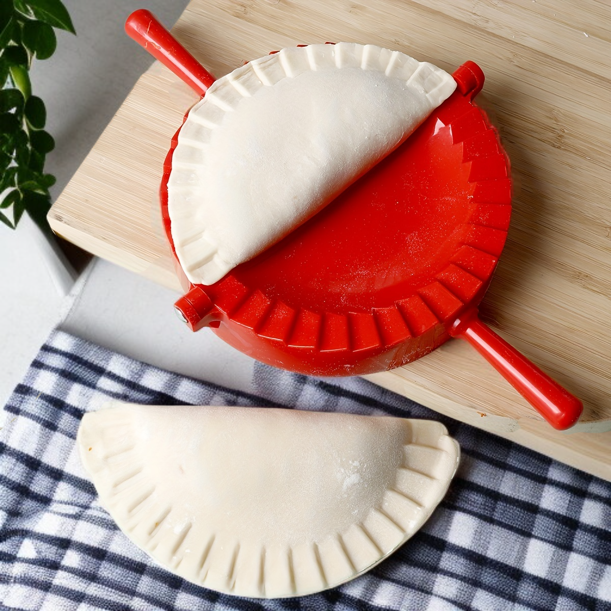 다용도 만두 프레스, 플라스틱 엠파나다/라비올리 메이커 1개