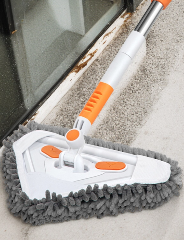 천장과 지붕 청소에 적합한 삼각 밀대