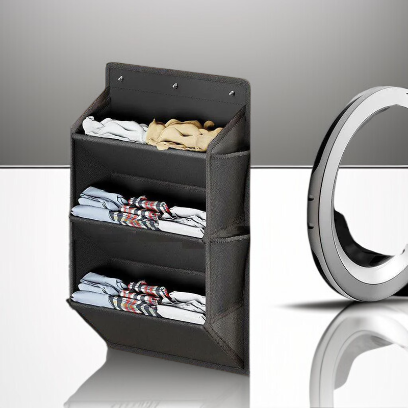 잡동사니 정리 가방에 소품 정리된 모습