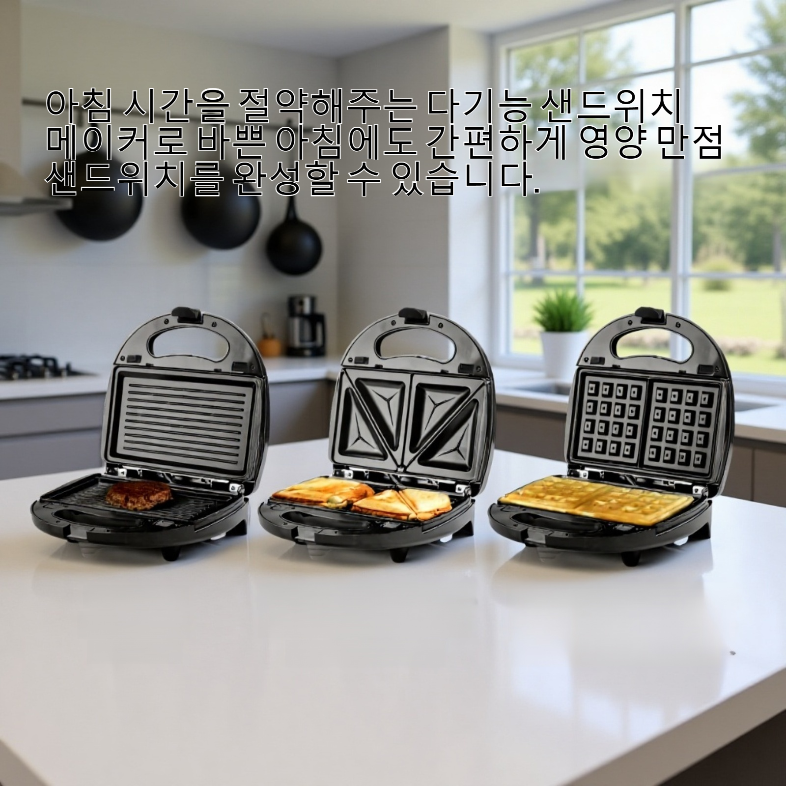 다기능 아침 샌드위치 메이커