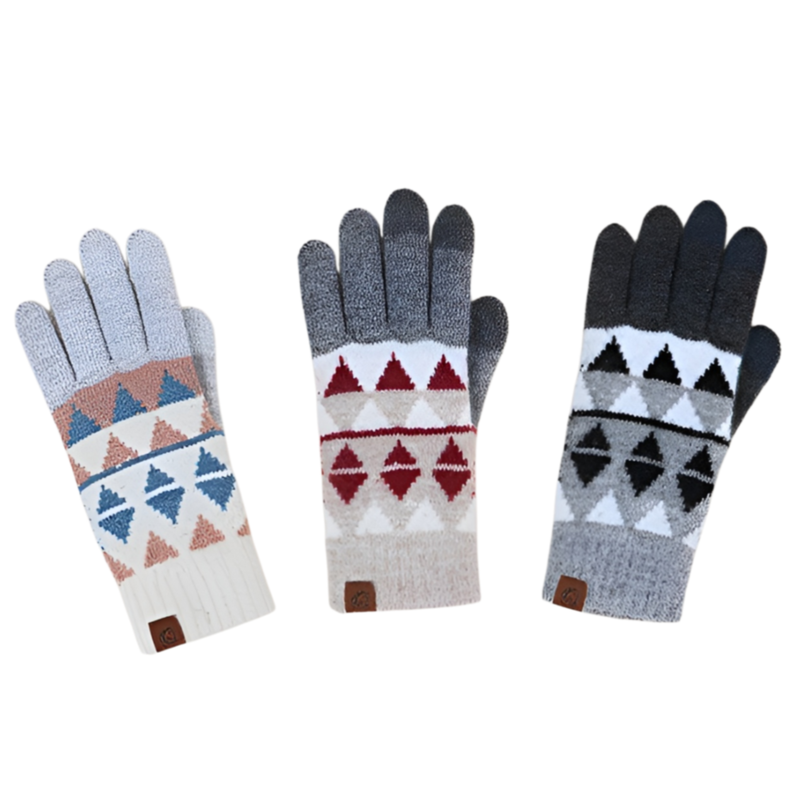 Guantes de punto