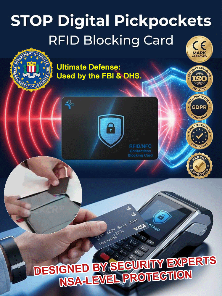 【Protect Your Credit Card】Anti-RFID Skimming Card