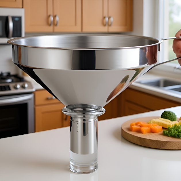 قمع من الفولاذ المقاوم للصدأ 304