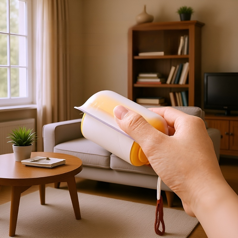 Mini rodillo quitapelusas portátil