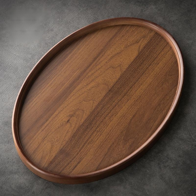 Bandeja de bambú para servir té