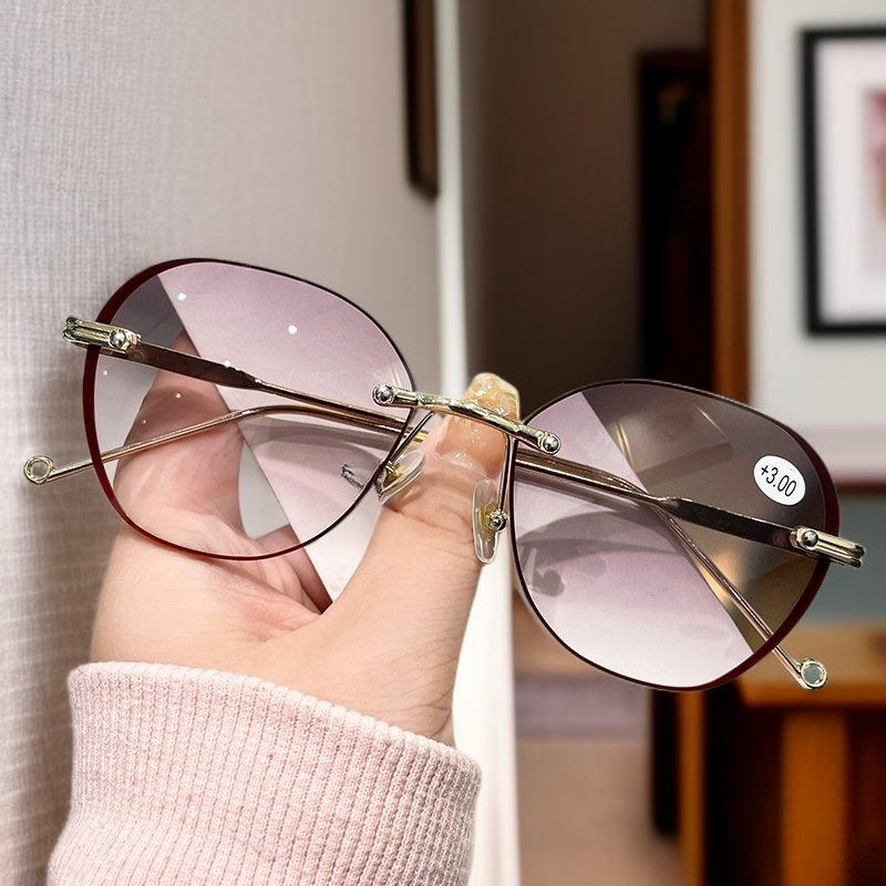 Damen Lesebrille mit Blumenmuster