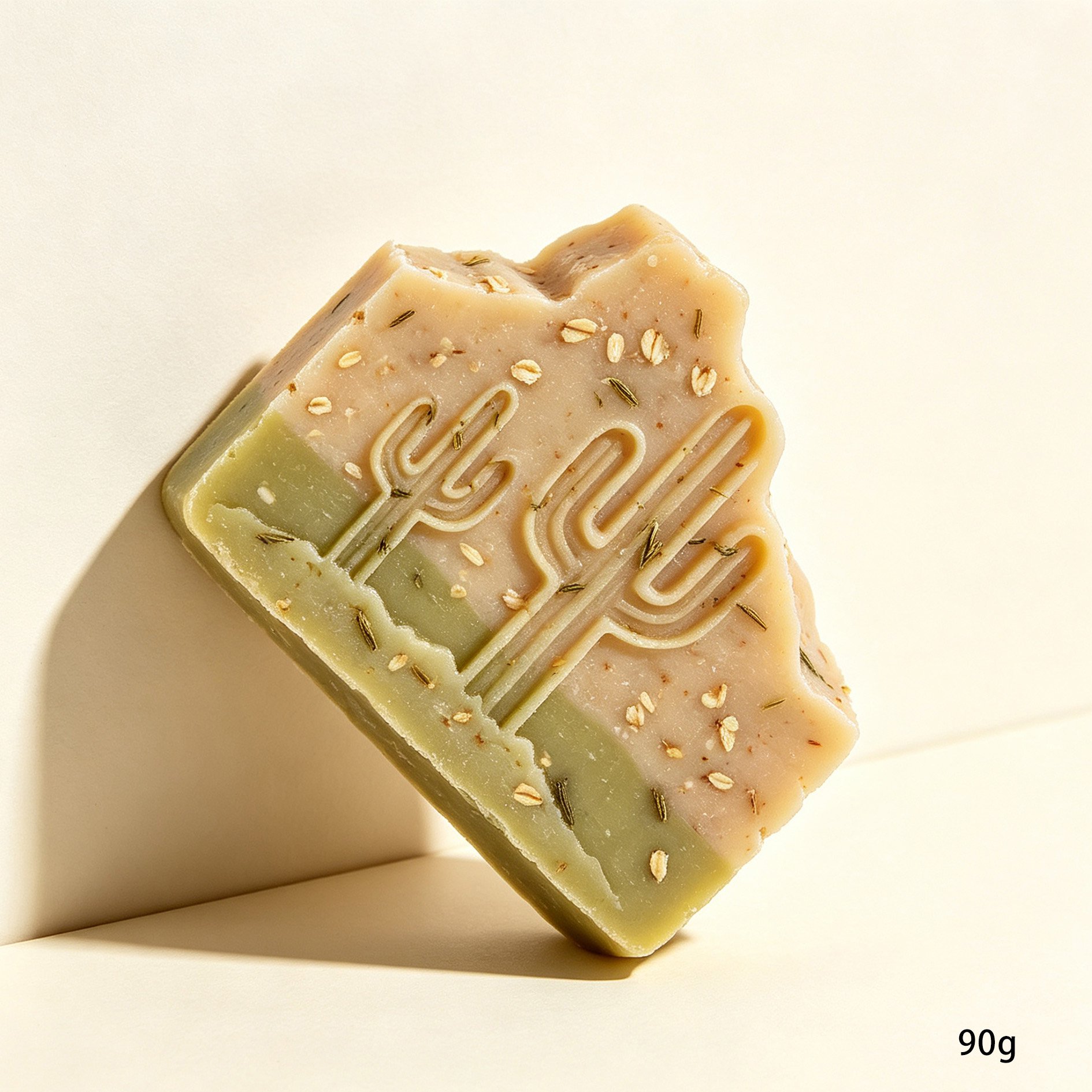 Moisturizing skincare with cactus soap