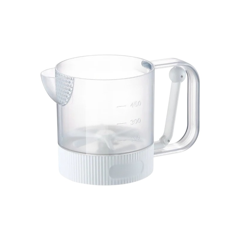 Semi-automatic egg beater