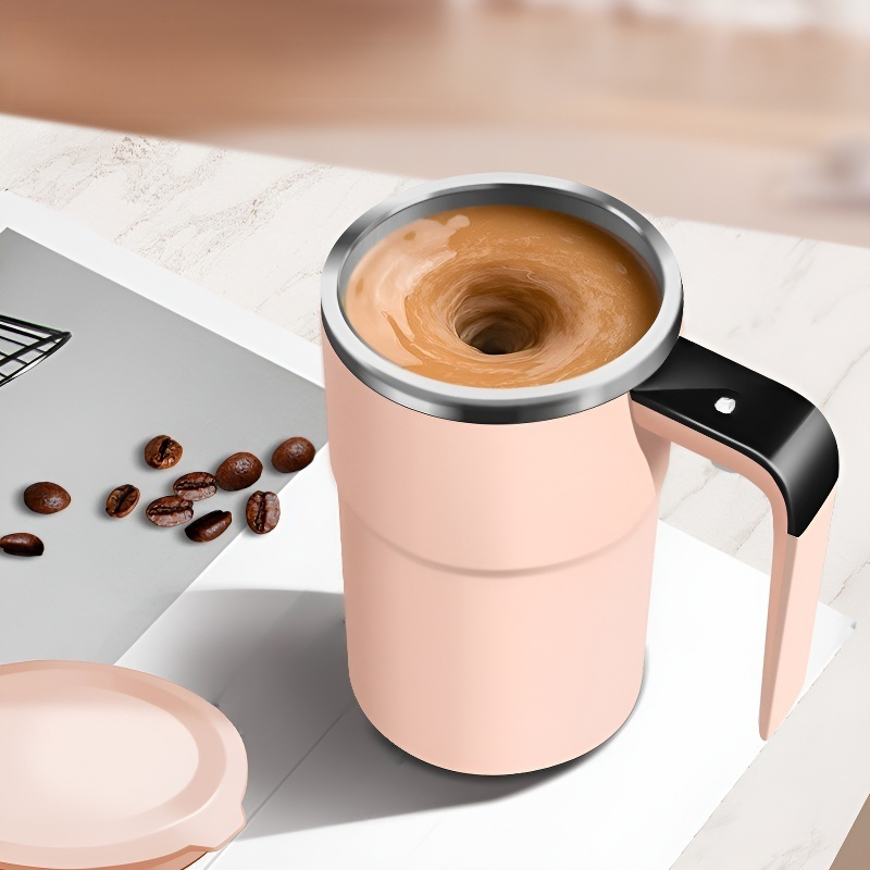 Intelligent temperature measurement magnetic automatic stirring cup