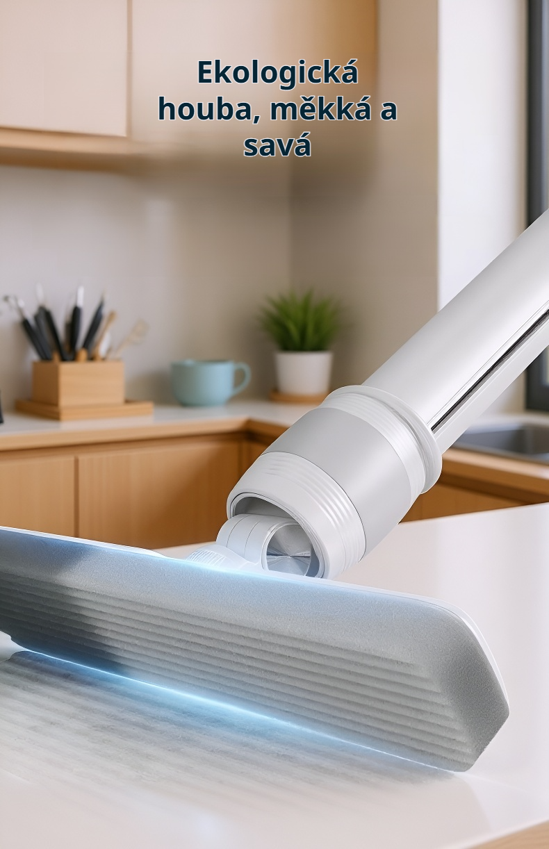 Snadné čištění bez mytí rukou s mini mopem