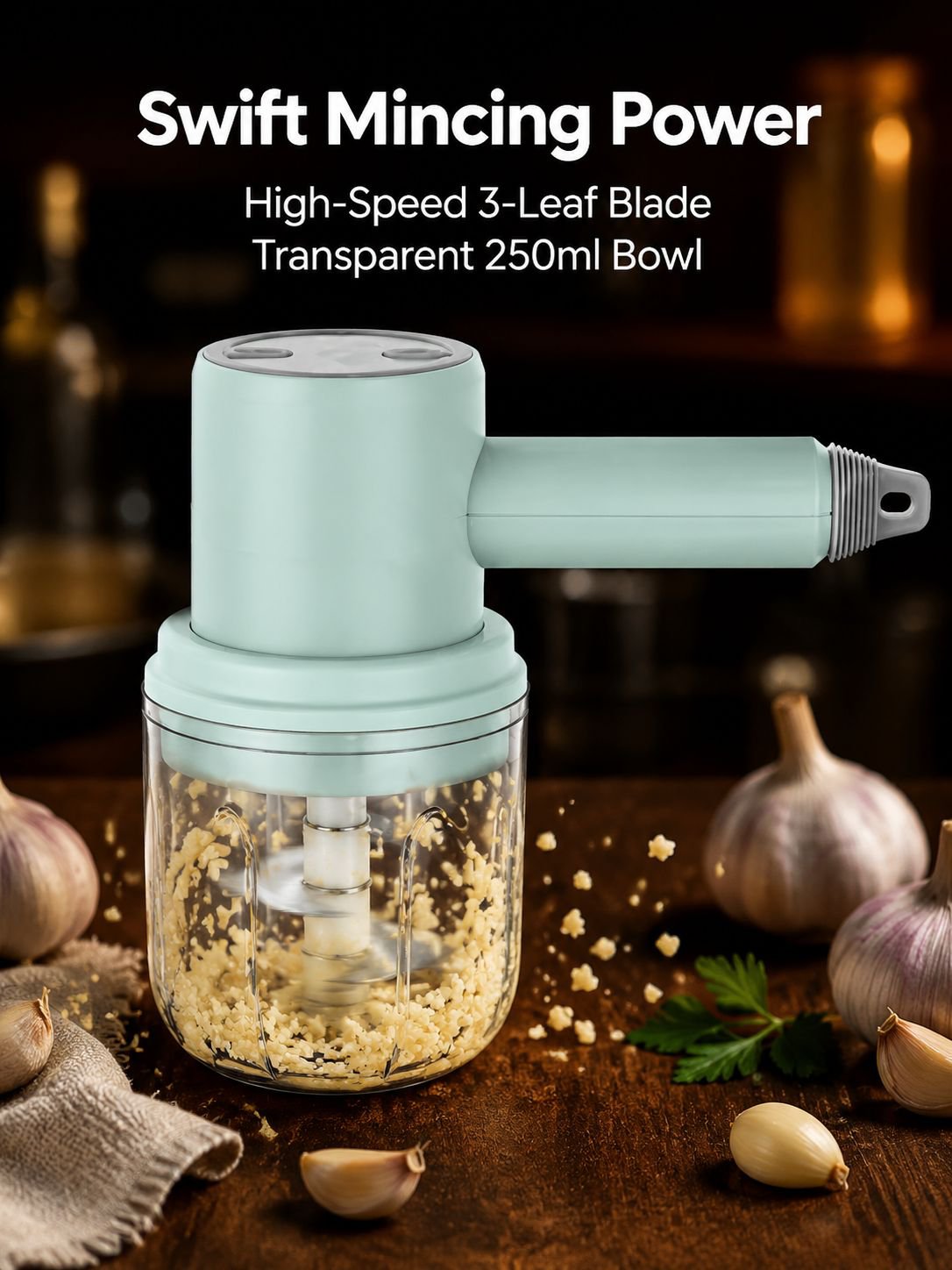 Handheld Automatic Egg Beater Mini Rechargeable Household Mixer Cake Cream Tool