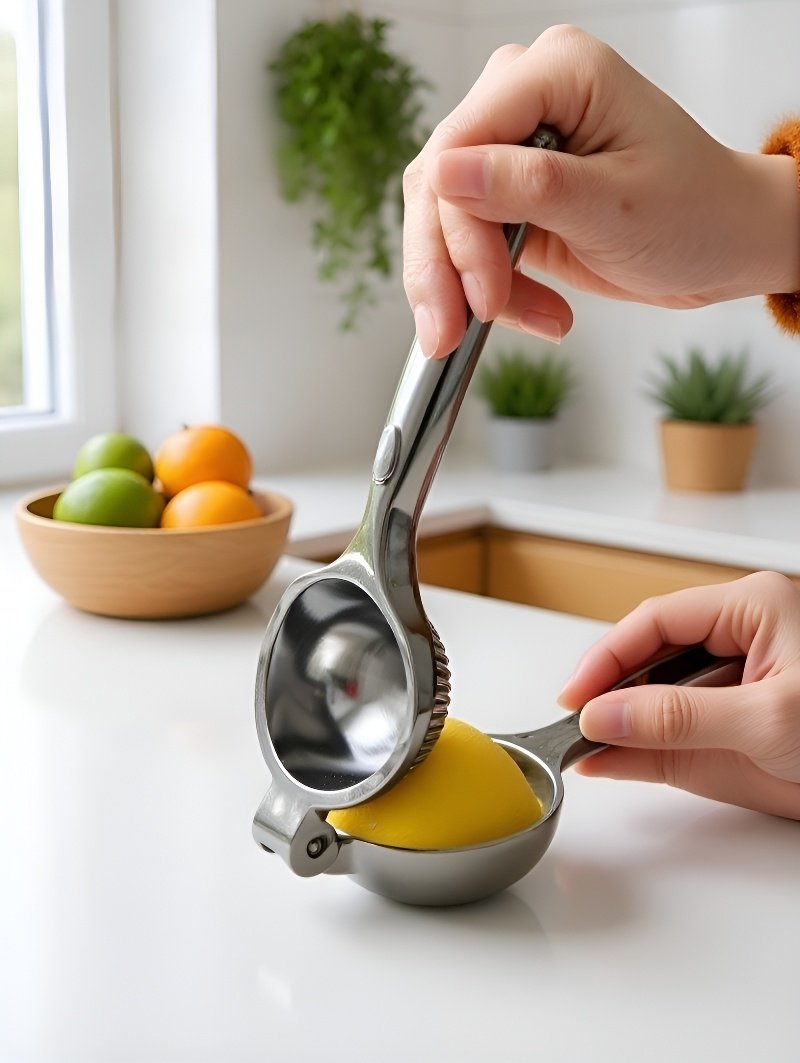 손쉽게 사용할 수 있는 착즙기 디자인