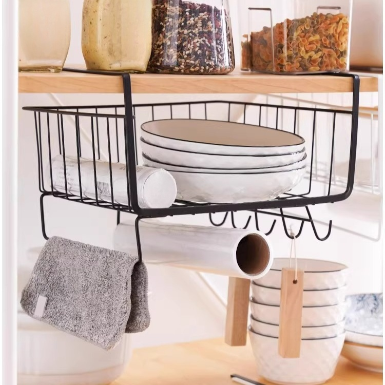 Estante colgante multifuncional para gabinete, organizador invertido