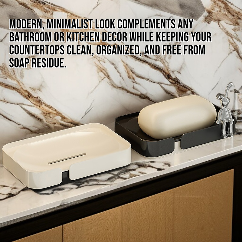 Non-water-accumulating soap drainer