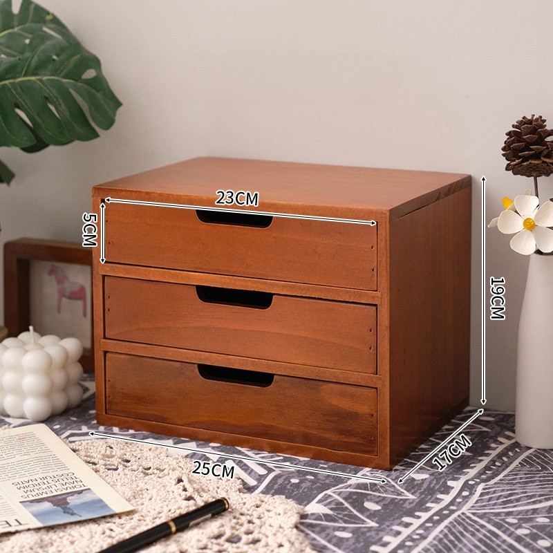 탁상 사물함 다단 수납 서랍형 사물함 잡동사니 수납장 우드 화장품 사물함 사물함 다용도 스몰 키높이 선반