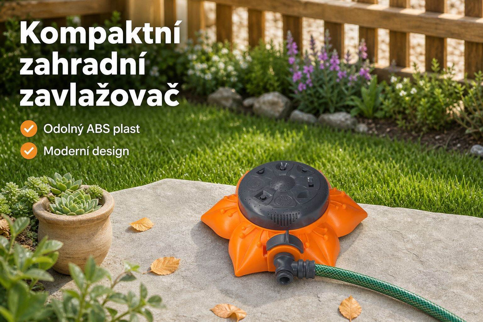 Automatický zavlažovací systém pro zahradu