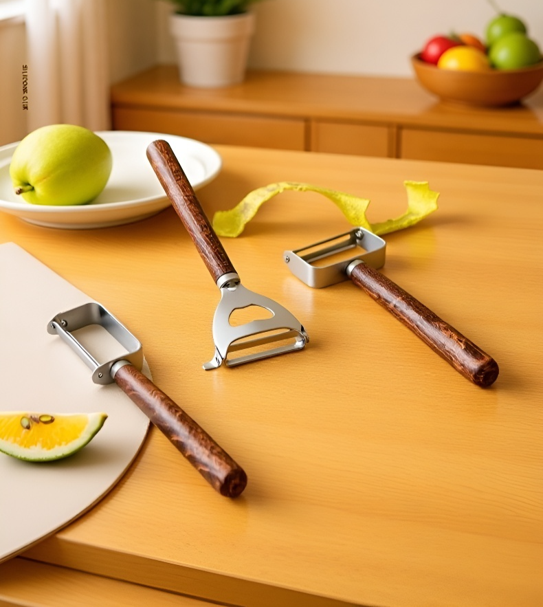 주방에서 사용 중인 스테인리스 필러