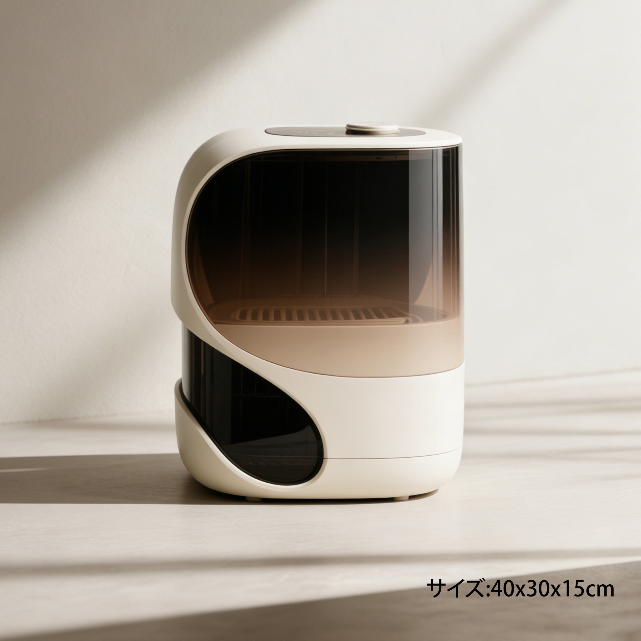 静かに動作する省エネ加湿器