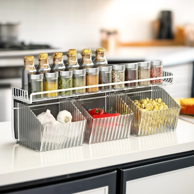  Wall-Mounted Kitchen Organizer, Stylish Design