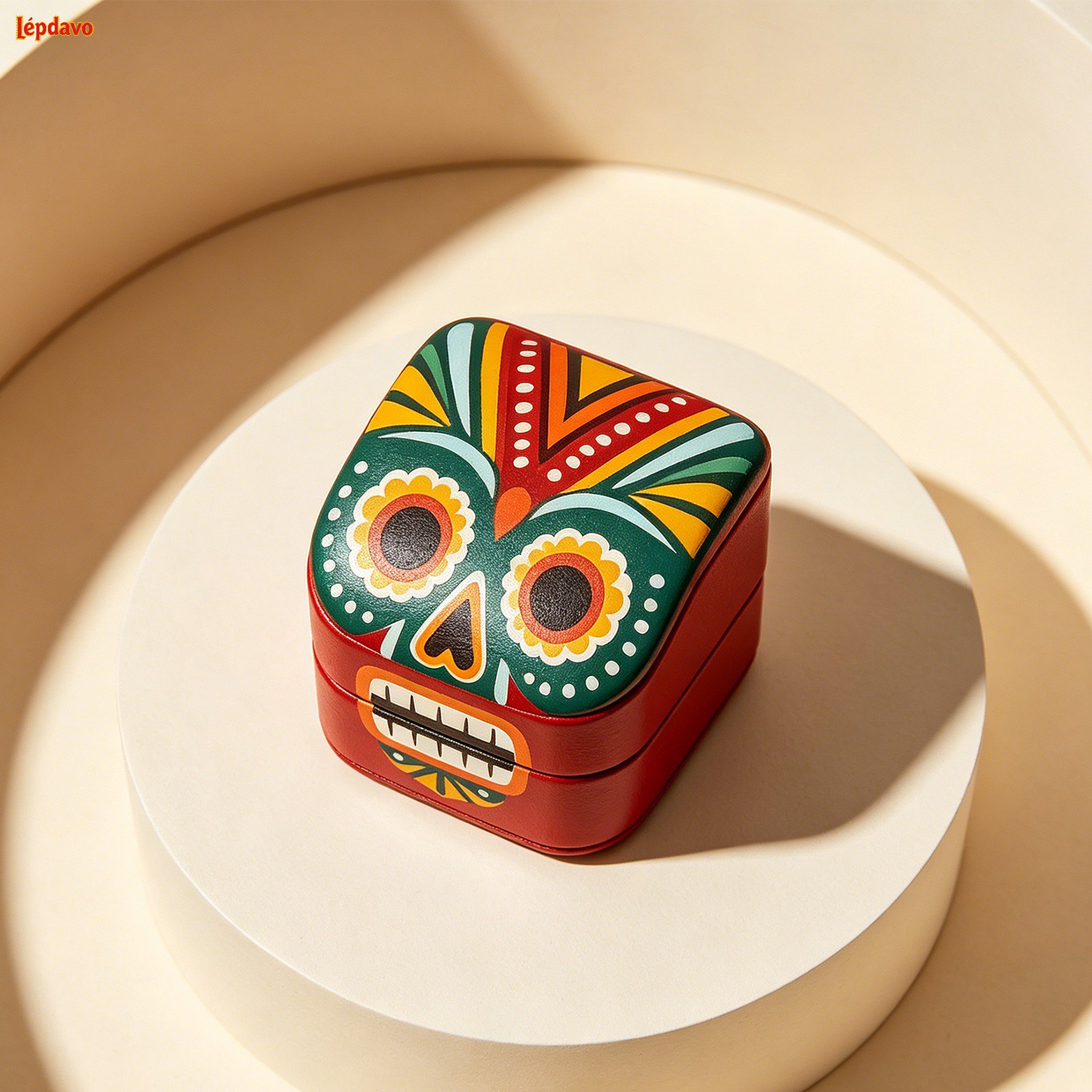 Caja de joyas con múltiples divisiones