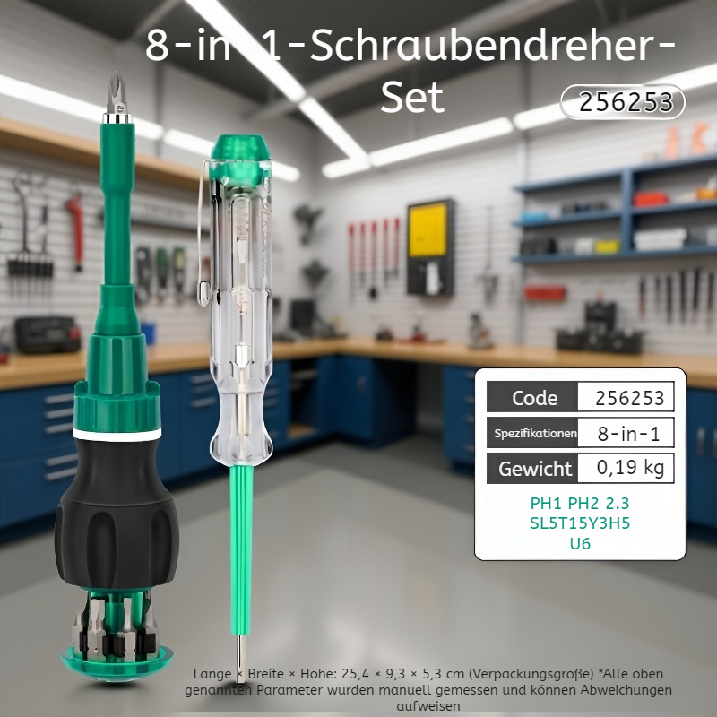 Schraubendreher Set mit magnetischer Ratsche