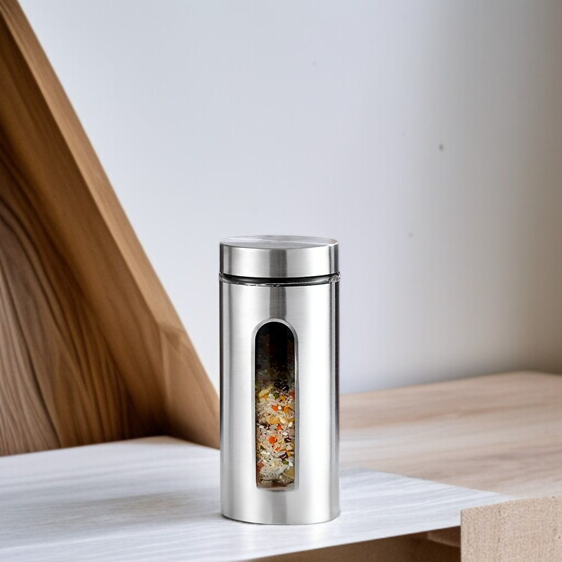 五穀や雑穀を衛生的に保存できるステンレス容器