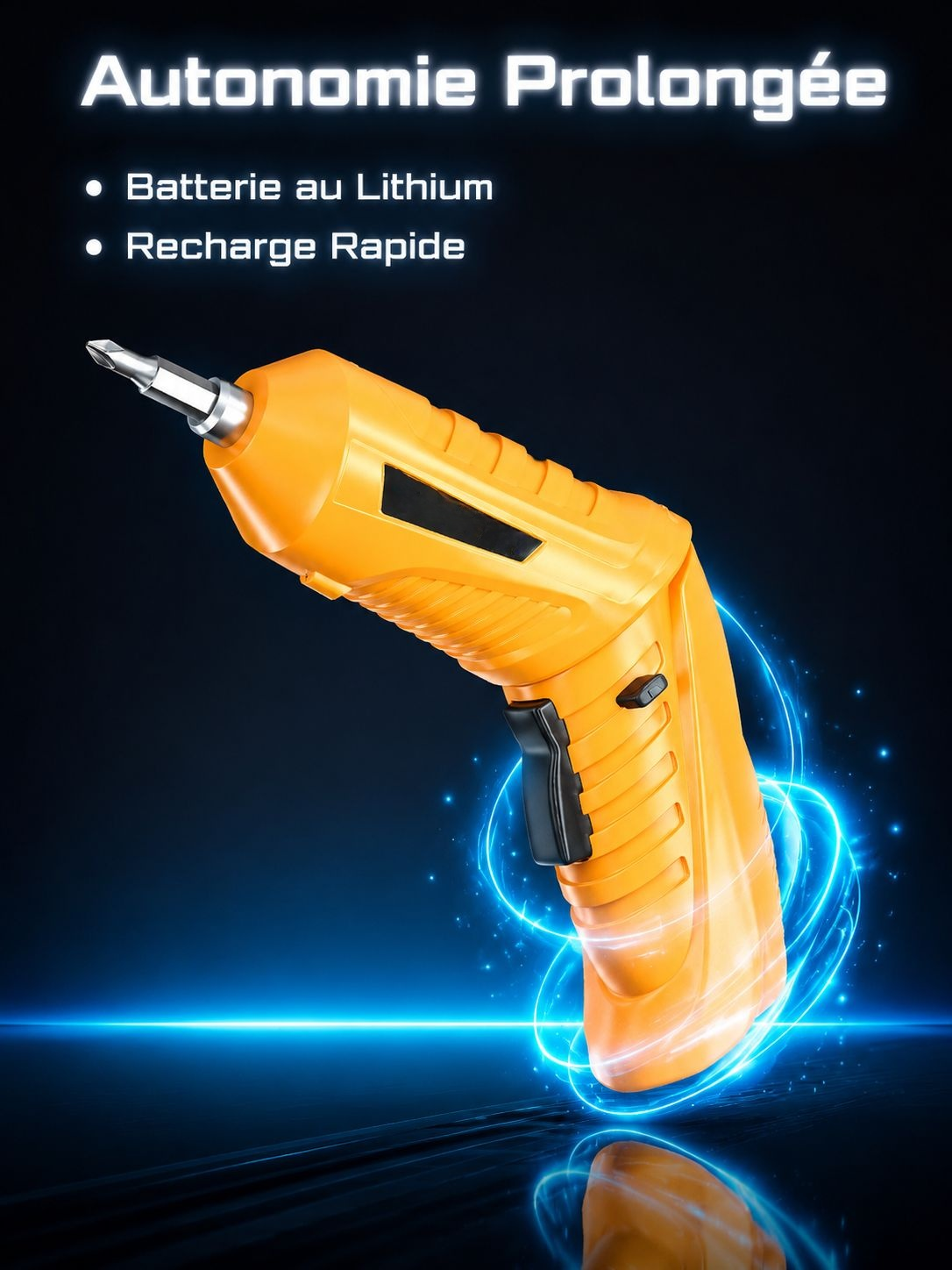 Tournevis électrique à batterie au lithium