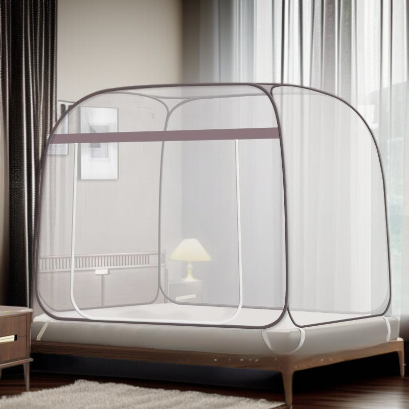 設置折りたたみ式袋の蚊帳無し ドア パターン暗号化された底を付けられた蚊帳 携帯用設置袋の蚊帳無し