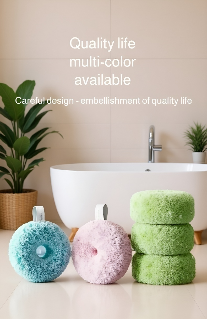 Ergonomic handle of antibacterial cleaning brush