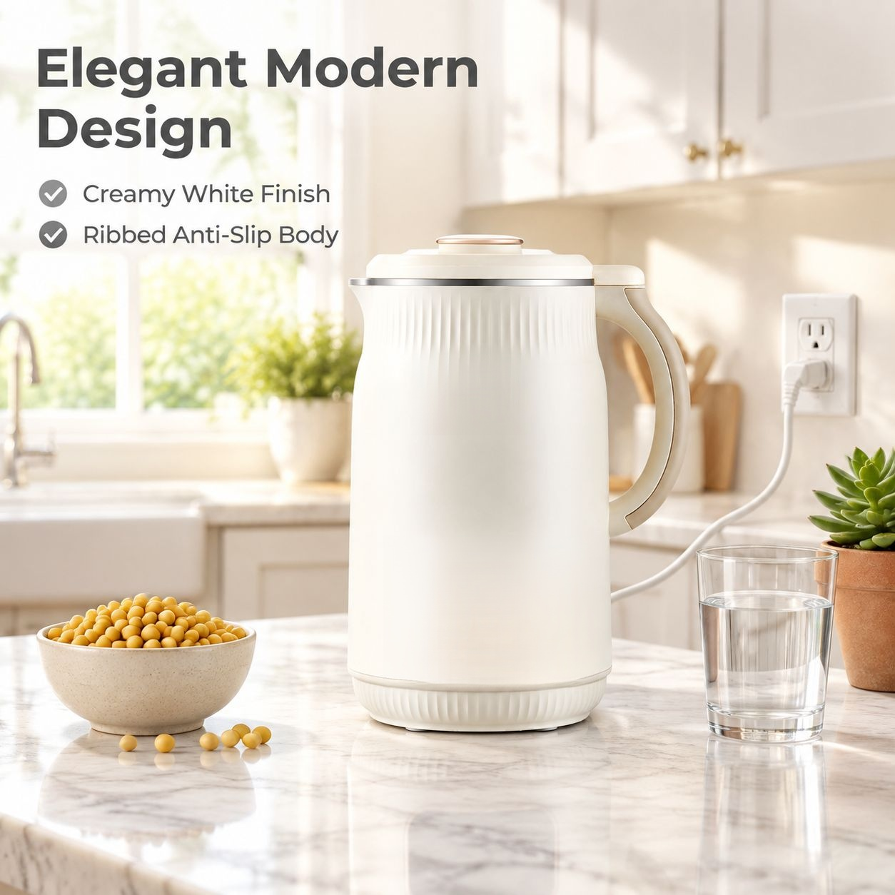 One-Touch No-Boil Soymilk Blender