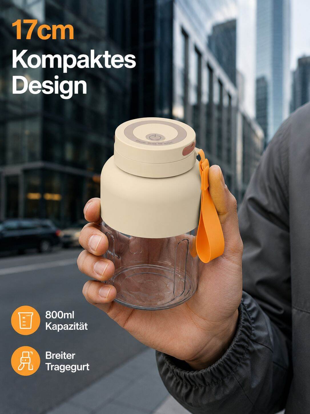 Kabelloser tragbarer Mini-Entsafter, Haushalts-Saftmaschine