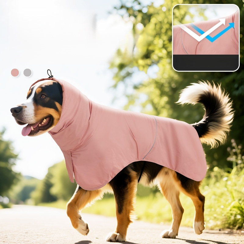 Pet dog clothing waterproof and windproof assault suit