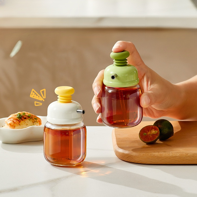 迷你壓油瓶玻璃醬油醋調料瓶