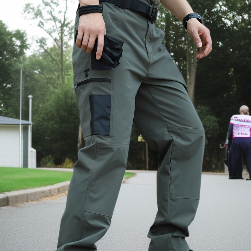 アウトドアタクティカルパンツメンズ多機能ポケット耐摩耗性ズボンゆったり通気性ミリタリーファンパンツの新しい夏バージョン