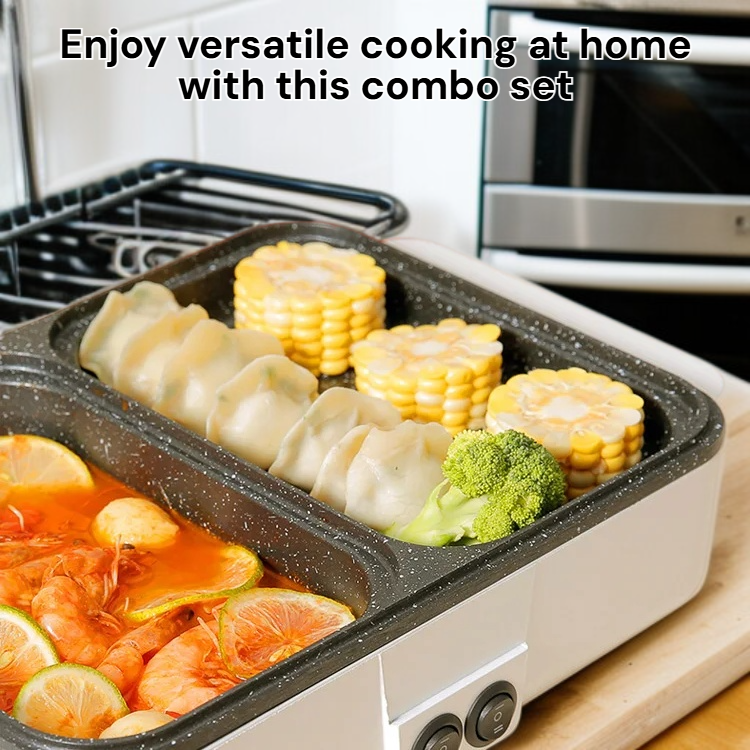 Home Small Shabu-shabu and Frying Pan Combo